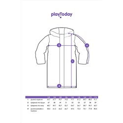 Пальто PLAYTODAY #1031237