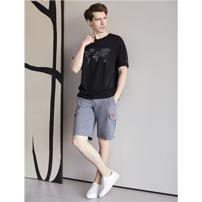 Свободная футболка  с авторским принтом