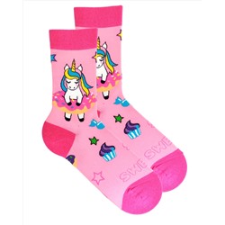 Носки р.35-40 "Cute Animals" Единорог