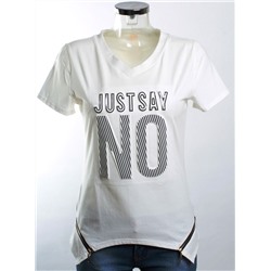 L2336 Футболка женская (95% хлопок, 5% полиэстер) размер свободный 42-44