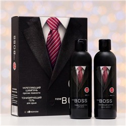 НАБОР муж.  Q.P. Boss №1114 (шамп.250мл + гель д/душа 250мл)