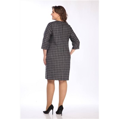 Lady Style Classic 1503/1 синий_с_черным, Платье