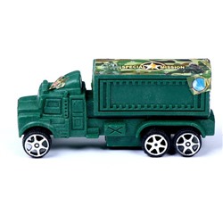 Машинка с часами, военный, МИКС
