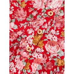 Платье UD 2329 кр.цветы