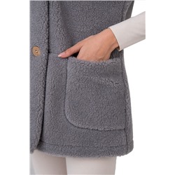 Жилет женский WOOL цвет СЕРЫЙ