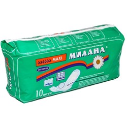 МИЛАНА Прокладки гиг. Maxi Софт супер+гель (6 кап.) 10шт.   502