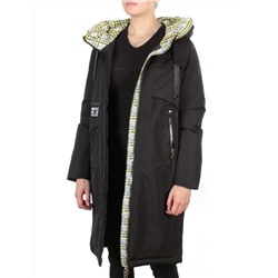 2166 BLACK Пальто зимнее женское MONGEDI (200 гр. холлофайбера) размеры 42-44-46-48-50