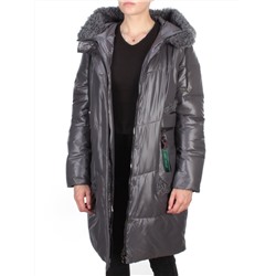 21-985 DARK GRAY Пальто зимнее женское AIKESDFRS (200 гр. холлофайбера) размеры 48-50-52-54-56-58