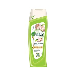 Vatika SPANISH GARLIC Natural Hair Growth Shampoo, Dabur (Ватика ИСПАНСКИЙ ЧЕСНОК Шампунь ДЛЯ РОСТА ВОЛОС для ослабленных и выпадающих волос, Дабур), 400 мл.