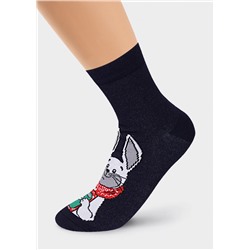 CLE Носки дет.С4227 12-14,14-16 НГ хл+эл, красный