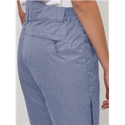 Полукомбинезон брюки горнолыжные женские серого цвета 55223Sr