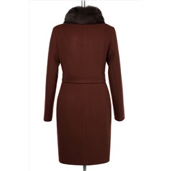 02-3009 Пальто женское утепленное (пояс)
