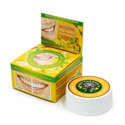 Binturong BANANA Thai Herbal Toothpaste, Nina Buda (Зубная паста со вкусом БАНАНА, Нина Буда), 33 г. - СРОК ГОДНОСТИ ДО 11 МАЯ 2025 ГОДА