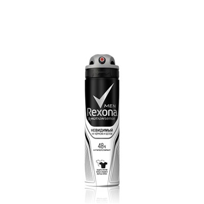 Дез.REXONA 150  for men Невидимый на черном и белом