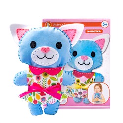 Мягкая игрушка из плюша «Кошечка» своими руками