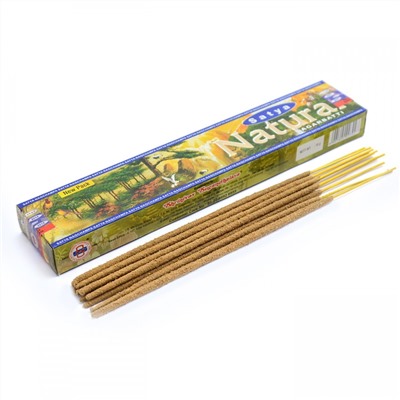 NATURAL Agarbatti Incense, Satya (Благовония НЭЧРЛ, Сатья), 15 г.
