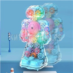 Робот с шестерёнками (свет, звук) на 3d колесе 6038A, 6038A