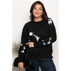 Свитер рваный Наиль (черный) Б14419-13М