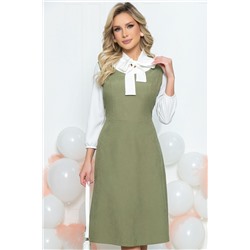 Платье Новый день (олива) П5440