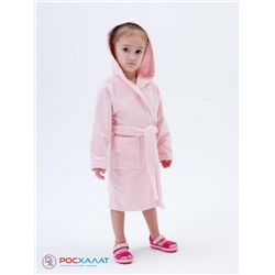Детский махровый халат с капюшоном розовый МЗ-04 (7)