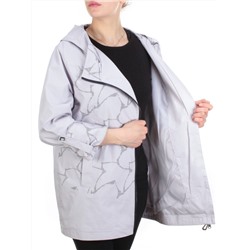 F809 LIGHT GRAY Ветровка женская CO-COCOPINE (85% хлопок, 15% полиэстер) размер 42 (идет на 48 российский)
