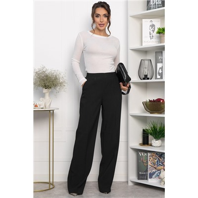 Брюки на резинке Лавриона (черные) Б14262-18М