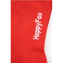 Прикольные носки с надписью Happyfox