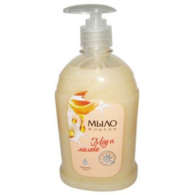 Мыло жидкое "Мёд и молоко", 500 г