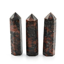 Кристалл из камня гранитогнейс "Карандаш" 23*23*95мм 100-109г