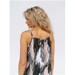 Сарафан женский Текс-Плюс, цвет хаки бежевый белый