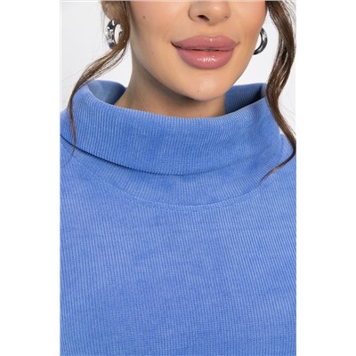 Платье трикотажное Никс (васильковое) П14277-4М