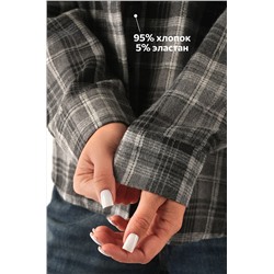 Рубашка женская в клетку Happyfox