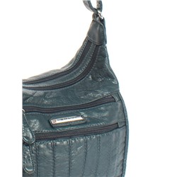 Сумка женская искусственная кожа Guecca-1666,  2отд,  плечевой ремень,  синий 257393