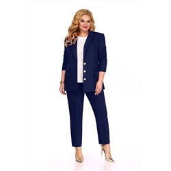 Элль-стиль 2129/1 синий, Брюки,  Блуза,  Жакет