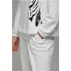 Luna 024 белый, Брюки,  Свитшот