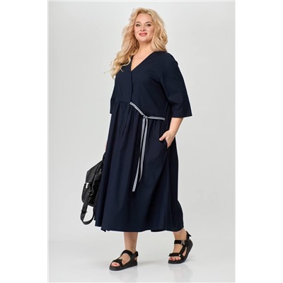 Avenue Fashion 0116 синий, Платье
