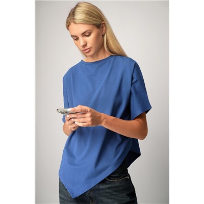 Женская асимметричная футболка Happyfox