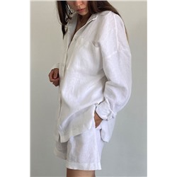Mirolia 1167 белый, Шорты,  Рубашка