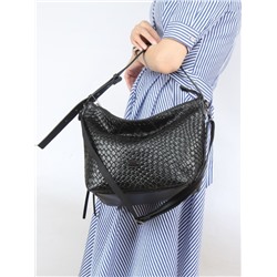 Сумка женская искусственная кожа DJ-CH 21120-BLACK,  1отд,  плечевой ремень,  черный 256057