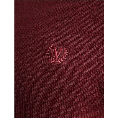 Джемпер-поло из хлопка с нейлоном