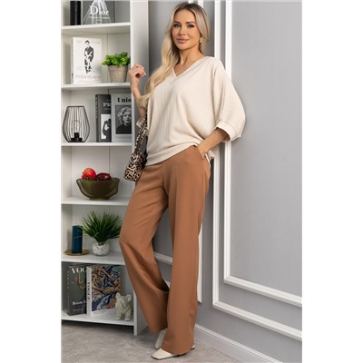 Джемпер трикотажный Джорджина (бежевый) Б14246-12М