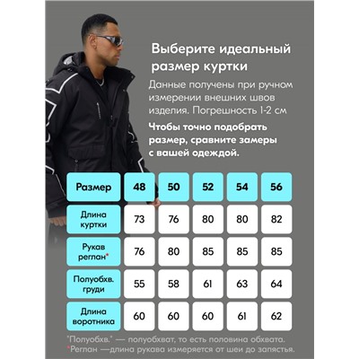 Горнолыжный костюм мужской зимний черного цвета 390Ch