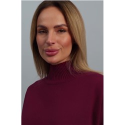 Женский джемпер оверсайз с воротником-стойкой Happyfox