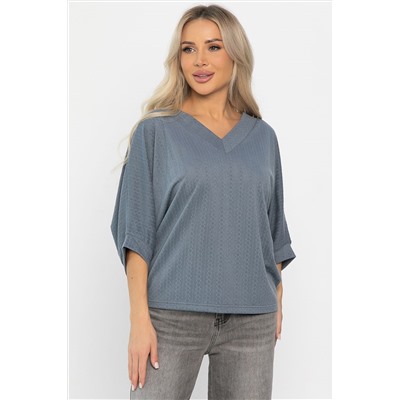 Джемпер трикотажный Джорджина (джинс) Б14247-12М