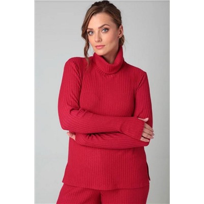 Takka Plus 22-152 бордо, Брюки,  Джемпер