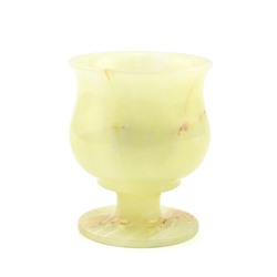 Бокал на ножке из кмня оникс (75*75*93мм) уп.картон