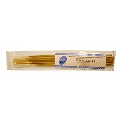 OM SHANTI Ramakrishna's Natural Handmade Incense Sticks (ОМ ШАНТИ натуральные благовония ручной работы, Рамакришна), 20 г.