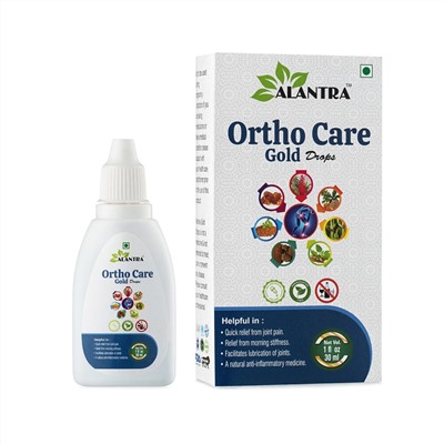 ORTHO CARE GOLD Drop, Alantra (Аюрведические капли ОРТО КЕА ГОЛД забота о костях, Алантра), 30 мл.