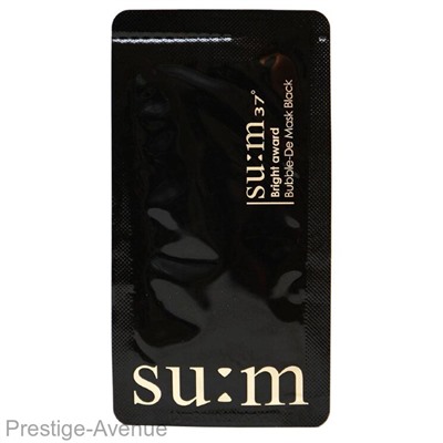 Маска для лица Bright Award Su:m37 Bubble-De Mask Black