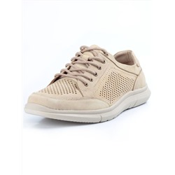 Б698A-3 BEIGE Полуботинки мужские (натуральная кожа,нубук) размер